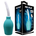 MR PLAY Anal Douche - Aqua/White Unisex Douche - 310 ml Capacity with sleek design and packaging.