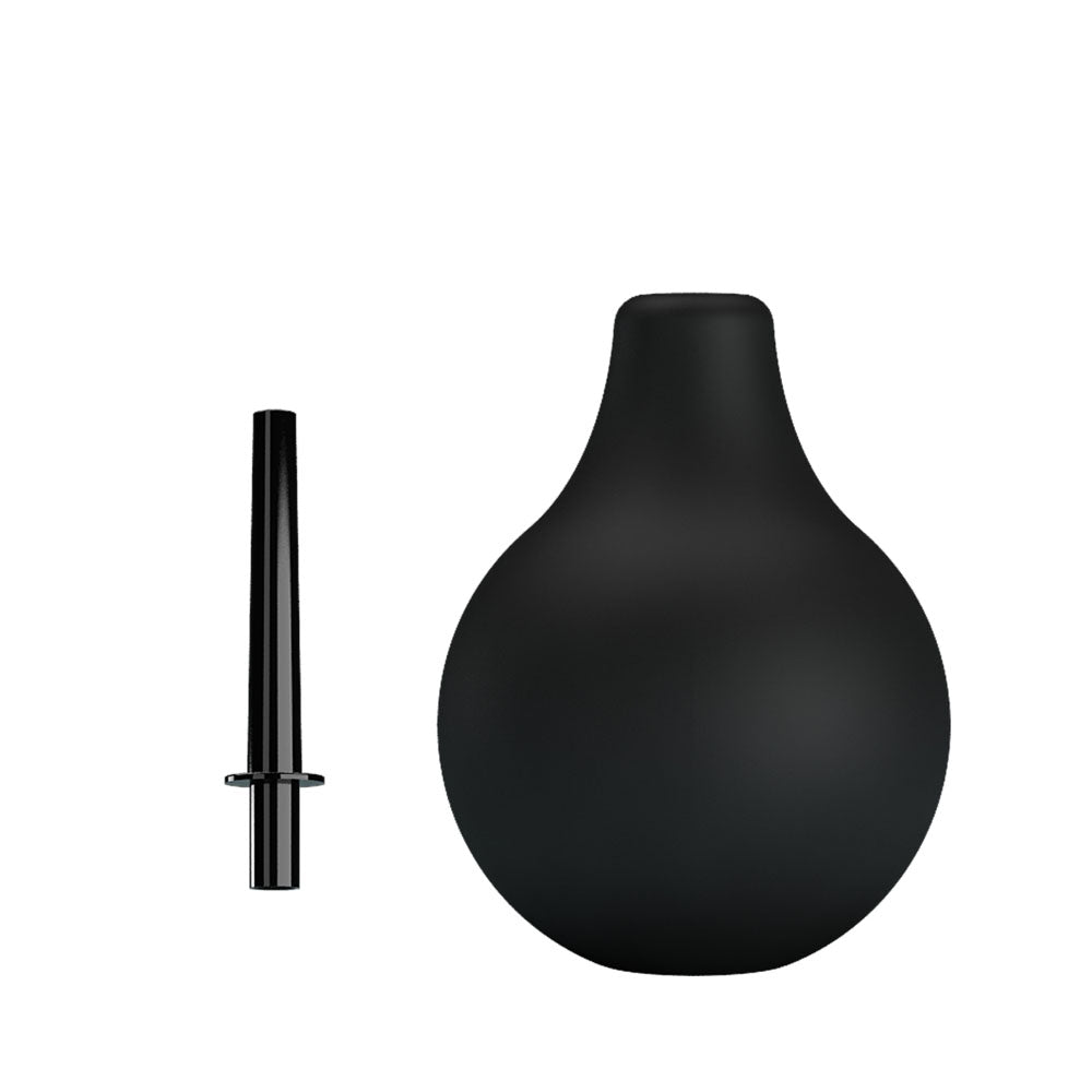 MR PLAY Anal Douche -  -  Unisex Douche - 224 ml Capacity with soft black pump bulb and nozzle.