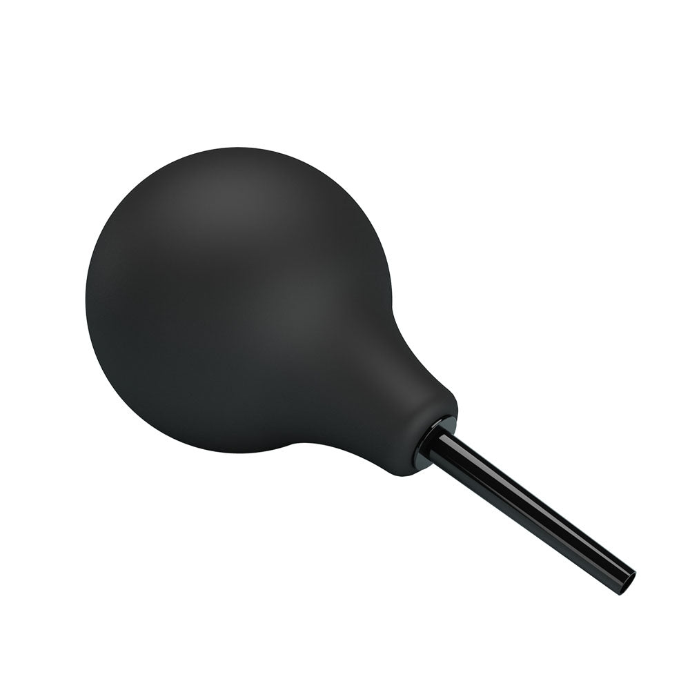 MR PLAY Anal Douche -  -  Unisex Douche - 224 ml Capacity, black anal douche with nozzle for clean anal sex.