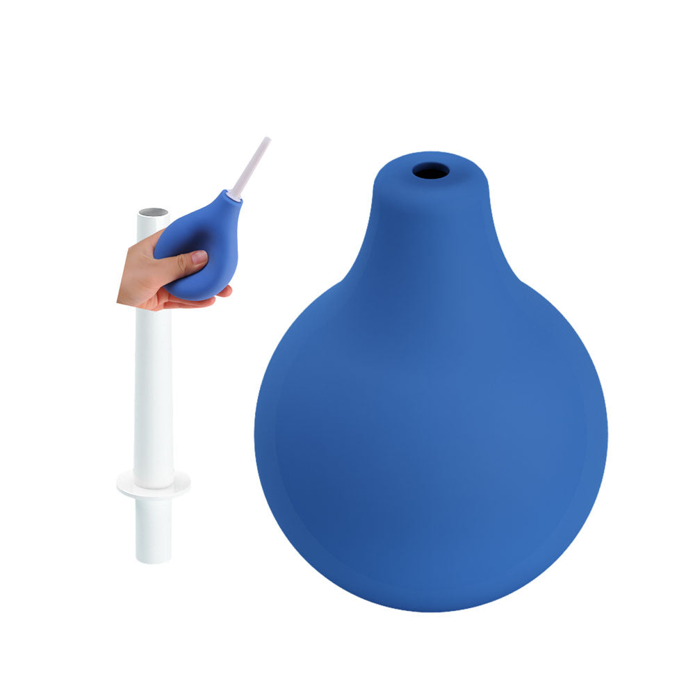 MR PLAY Anal Douche -  -  Unisex Douche - 224 ml Capacity, blue bulb and nozzle for safe anal cleansing.
