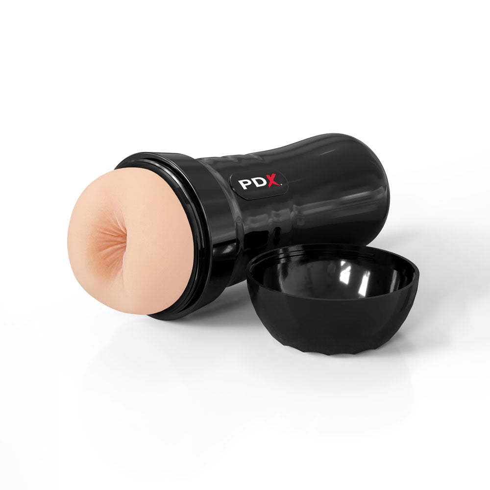 PDX Wet Bussies Super Bangin Butt - Light -  Anal Stroker for unforgettable pleasure and self-lubricating excitement.