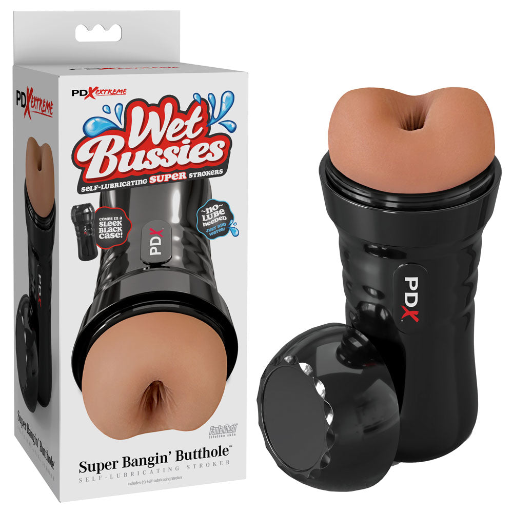 PDX Wet Bussies Super Bangin Butt -  -  Anal Stroker with self-lubricating feature for ultimate pleasure.