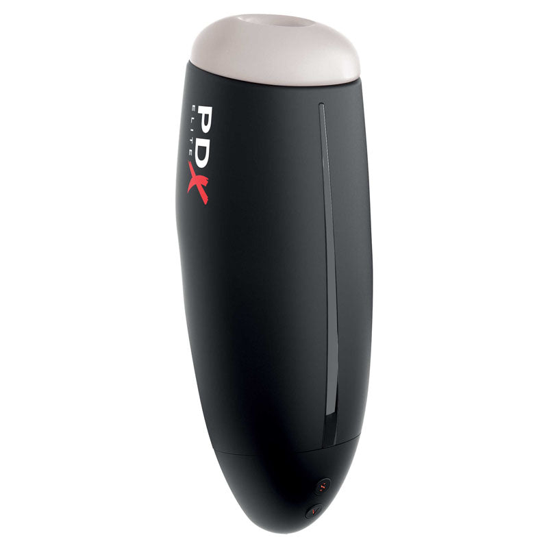 Pipedream Extreme Toys Elite Fap-O-Matic USB rechargeable sucking masturbator for intense solo pleasure.