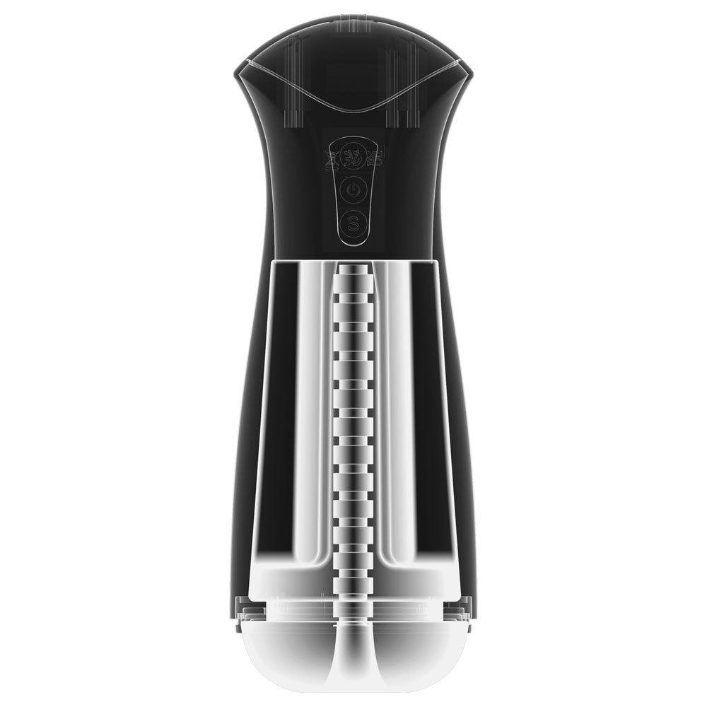PDX Elite Fuck-Gasm - Flesh - USB Rechargeable Sucking & Vibrating Auto Stroker for ultimate masturbation pleasure.