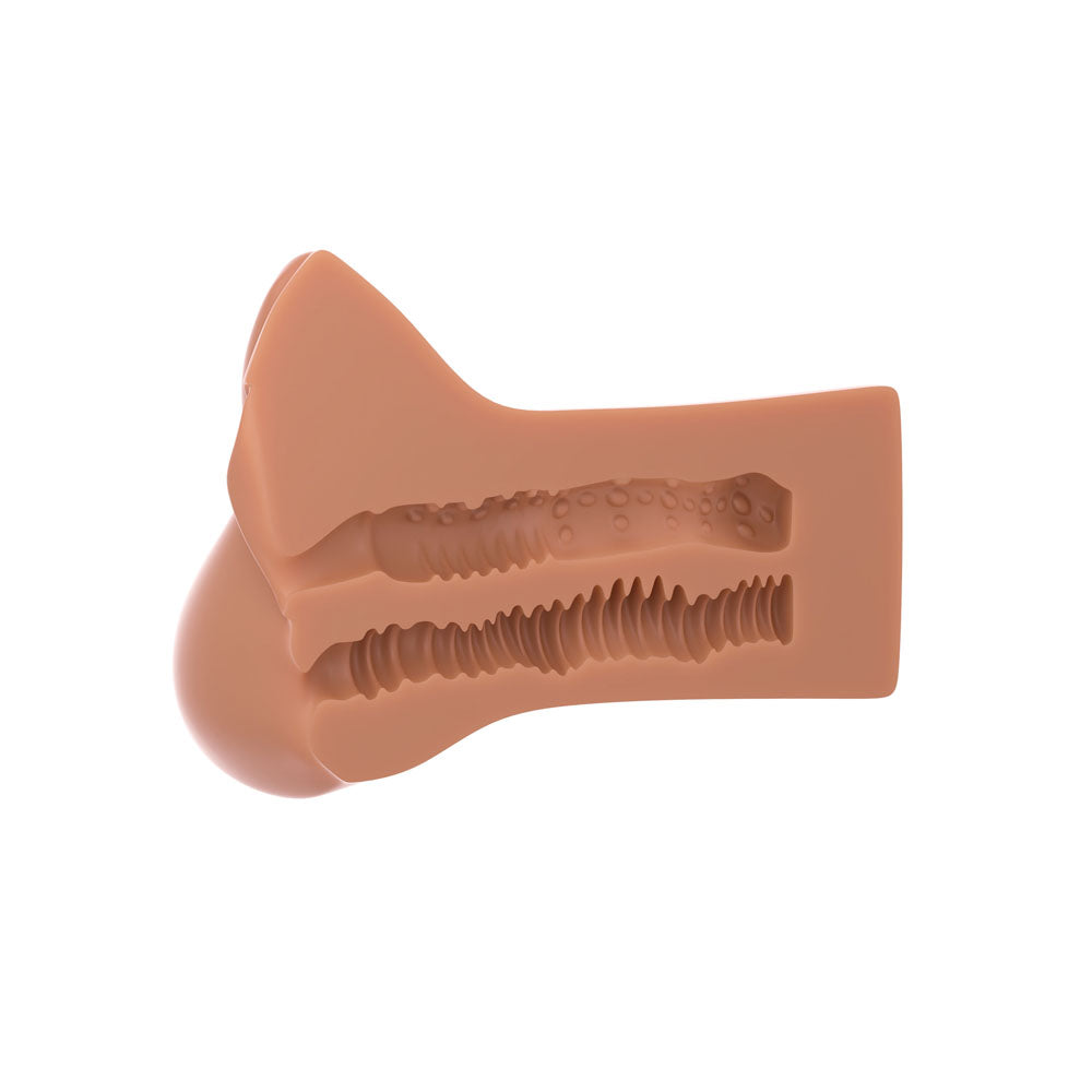 PDX Plus Pick Your Pleasure Stroker XL -  -  Vagina Stroker with intricate texture for enhanced pleasure.
