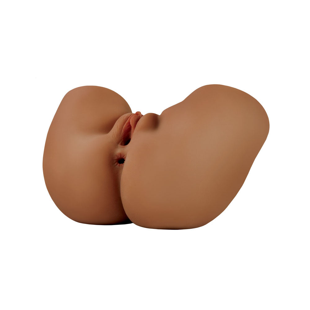 PDX Elite Shake That Ass -  -  USB Rechargeable Vibrating Mega Masturbator displayed as a realistic male masturbation toy.