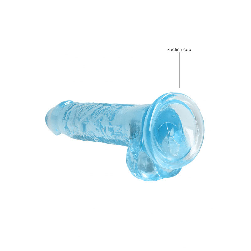 REALROCK 7'' realistic dildo with suction cup, designed for lifelike experience and durable, phthalate-free material.