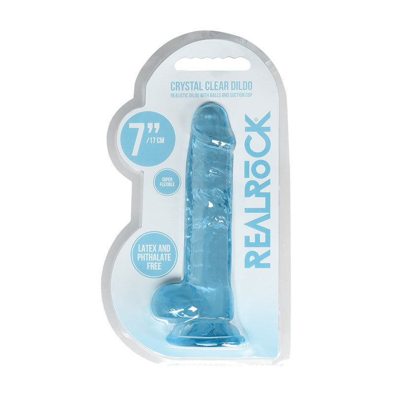 REALROCK 7'' Realistic Dildo With Balls -  17.8 cm Dong