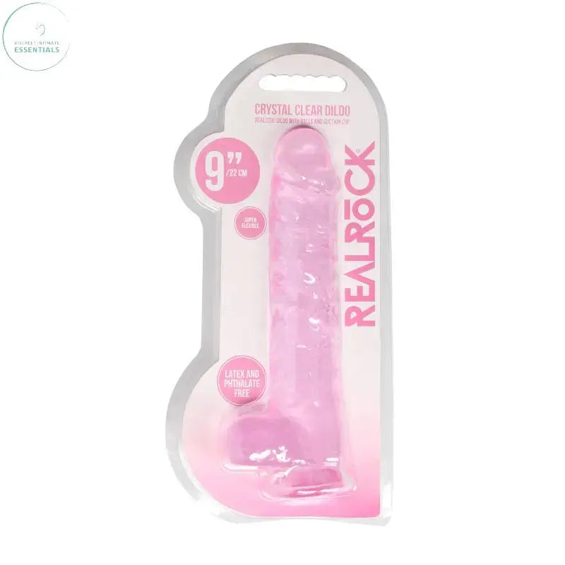 RealRock 9'' Realistic Dildo With Balls -  22.9 cm Dong Shots Toys Discreet Intimate Essentials.