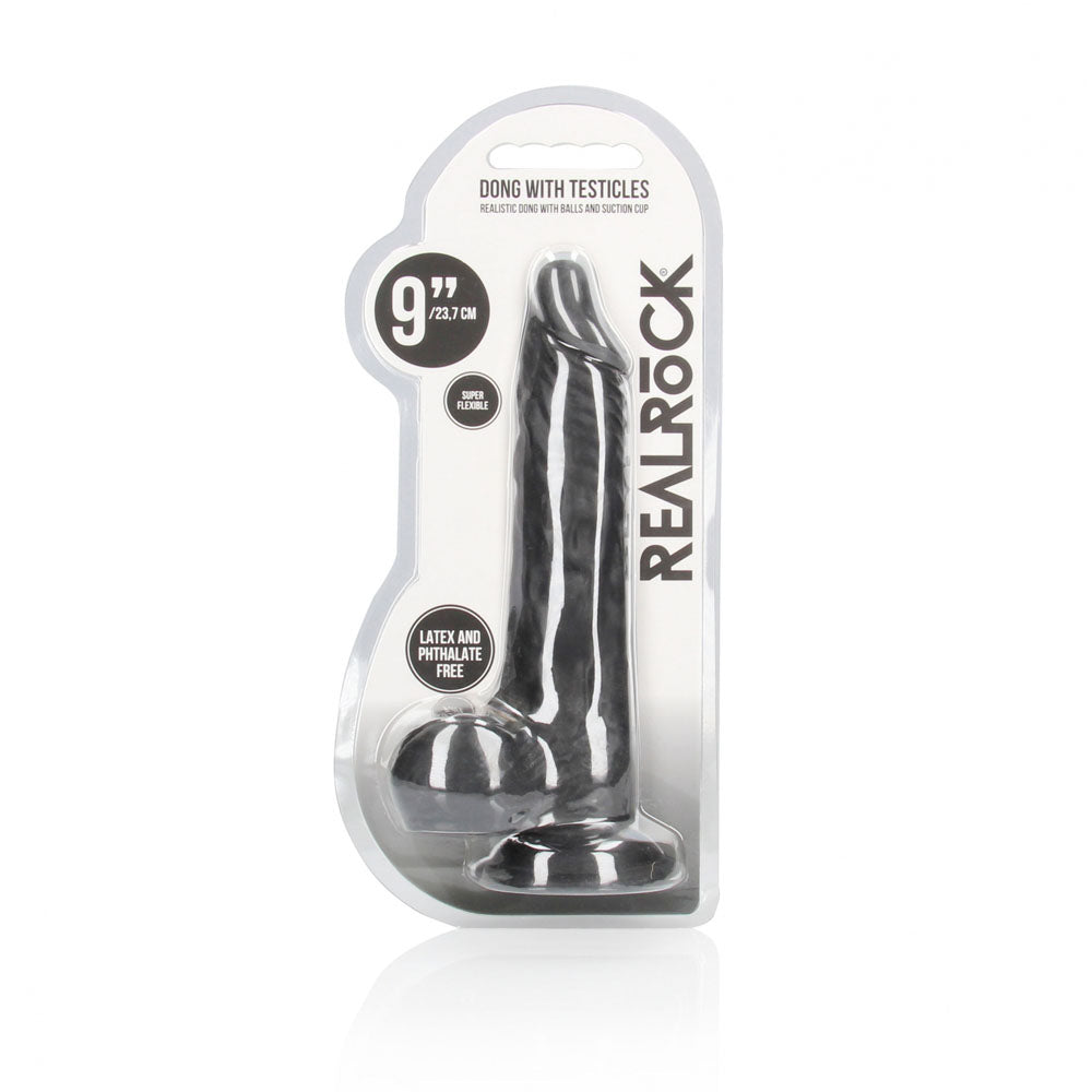 REALROCK 9'' Realistic Dong with Balls -  -  22.9 cm Dong