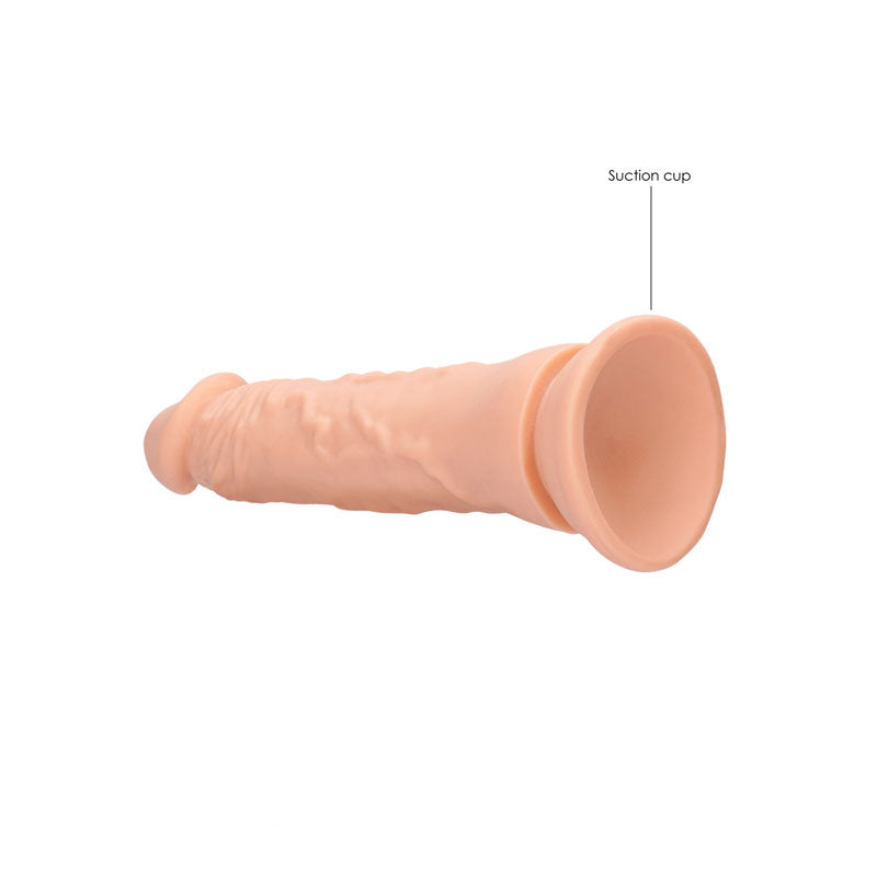 REALROCK 7'' Realistic Dildo - 17.8 cm Dong with suction cup design for versatile use and enjoyment.