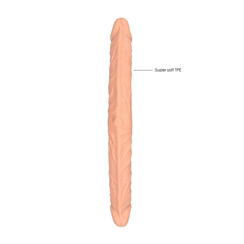 REALROCK 18'' Double Dildo - 46 cm Double Dong with super soft TPE material for lifelike feel and texture.