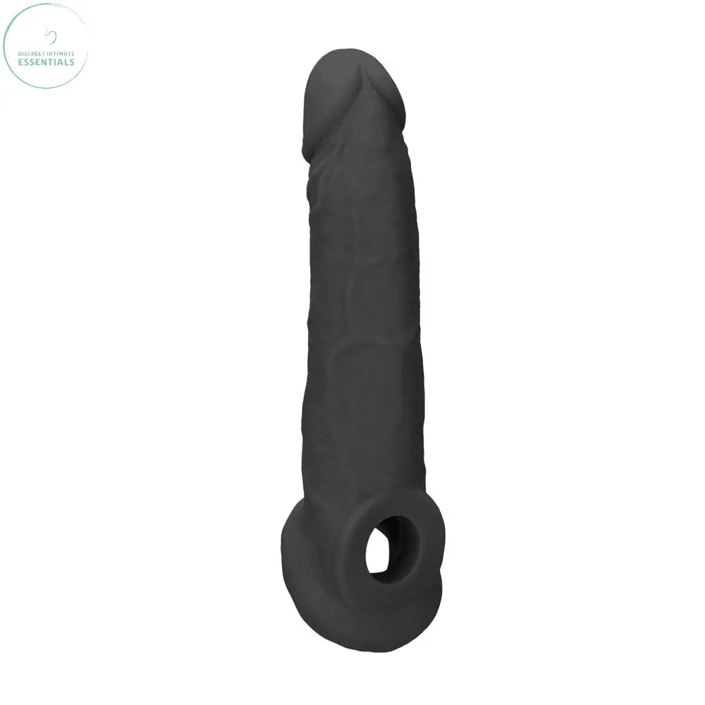 REALROCK 9'' Realistic Penis Extender with Rings -  -  22.9 cm Penis Extension Sleeve Shots Toys