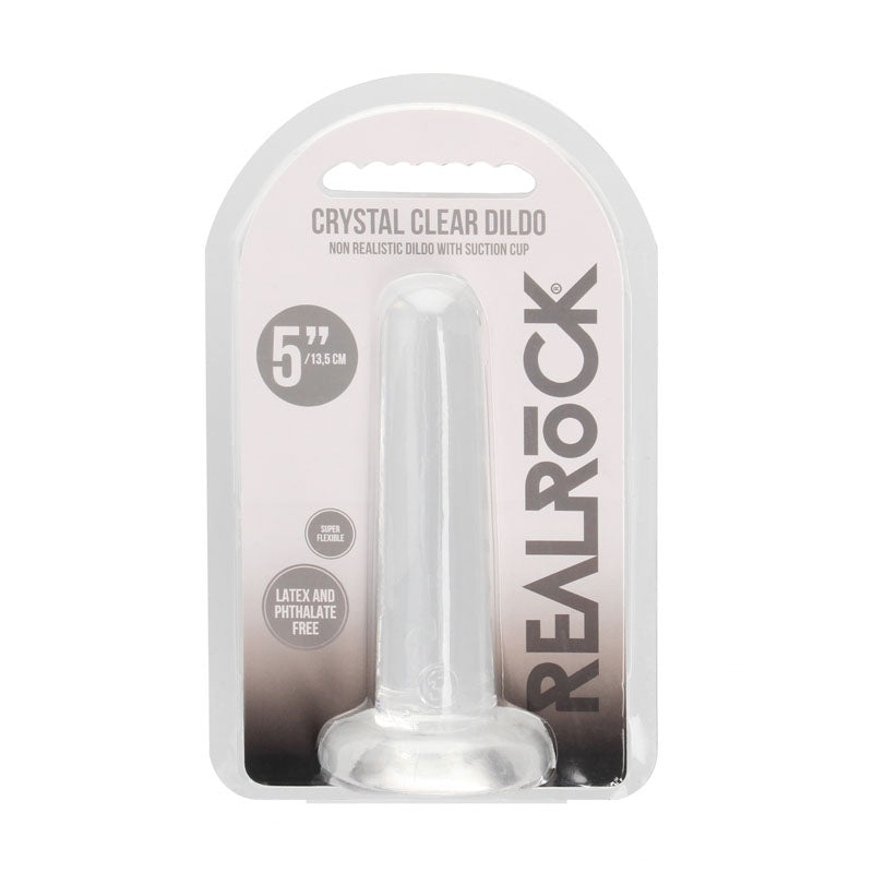 REALROCK Non Realistic Dildo With Suction Cup - 13.5 cm -  13.5 cm Dong
