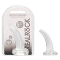 REALROCK Non Realistic Dildo With Suction Cup - 11.5 cm -  11.5 cm Curved Pegging Dong
