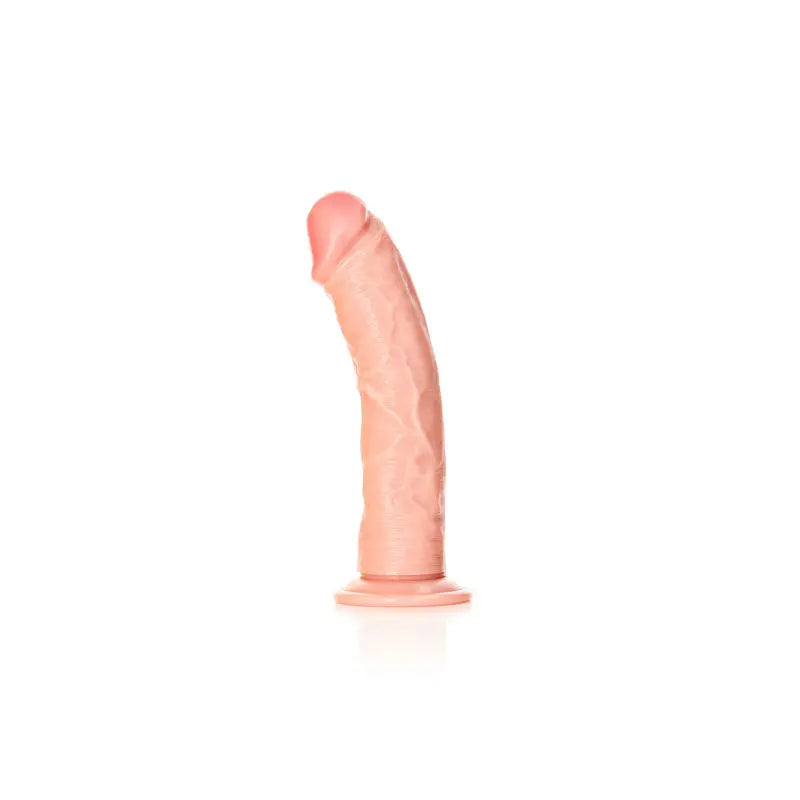 REALROCK Realistic Regular Curved Dildo with Suction Cup - 18 cm -  18 cm (7'') Dong Shots Toys Discreet Intimate Essentials.