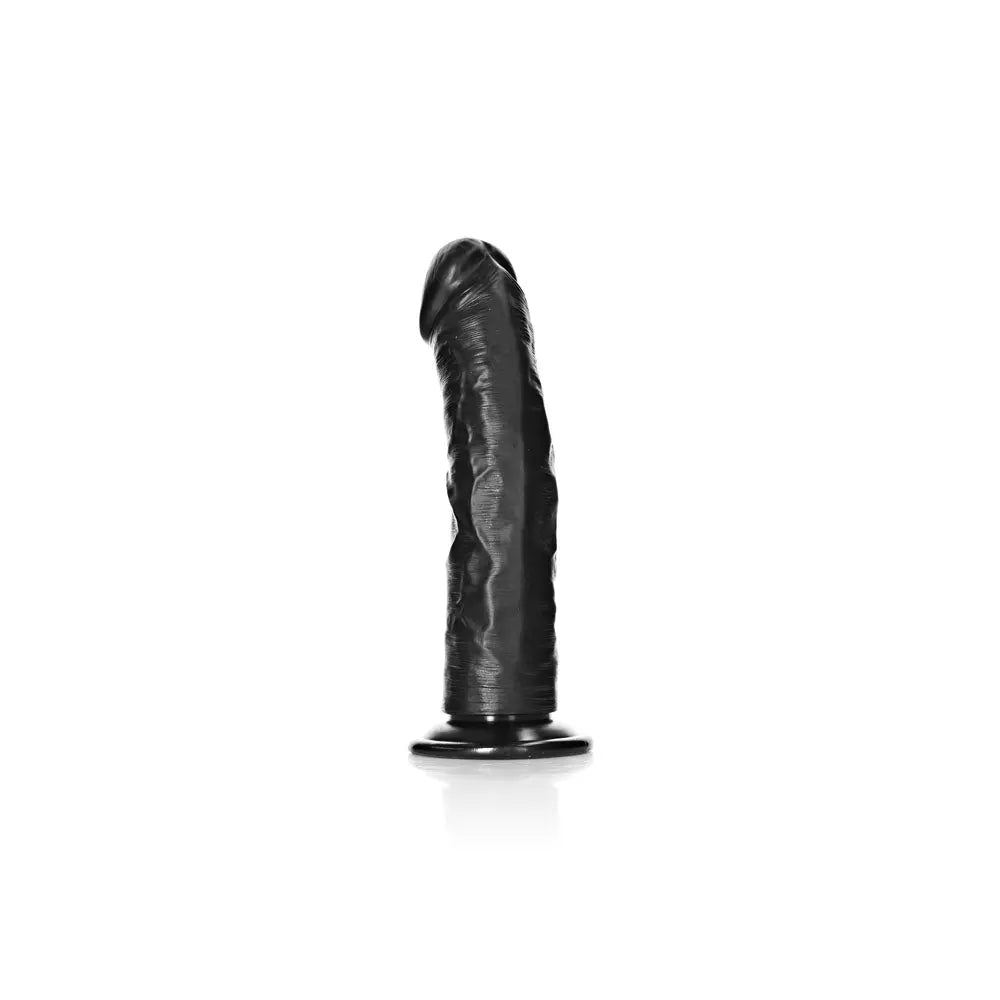 REALROCK Realistic Regular Curved Dildo with Suction Cup - 20 cm -  20 cm (8'') Dong Shots Toys Discreet Intimate Essentials.