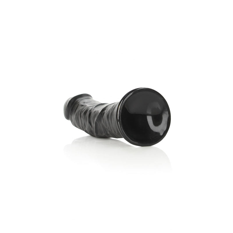 REALROCK Realistic Regular Curved Dildo with Suction Cup - 23 cm -  23 cm (9'') Dong