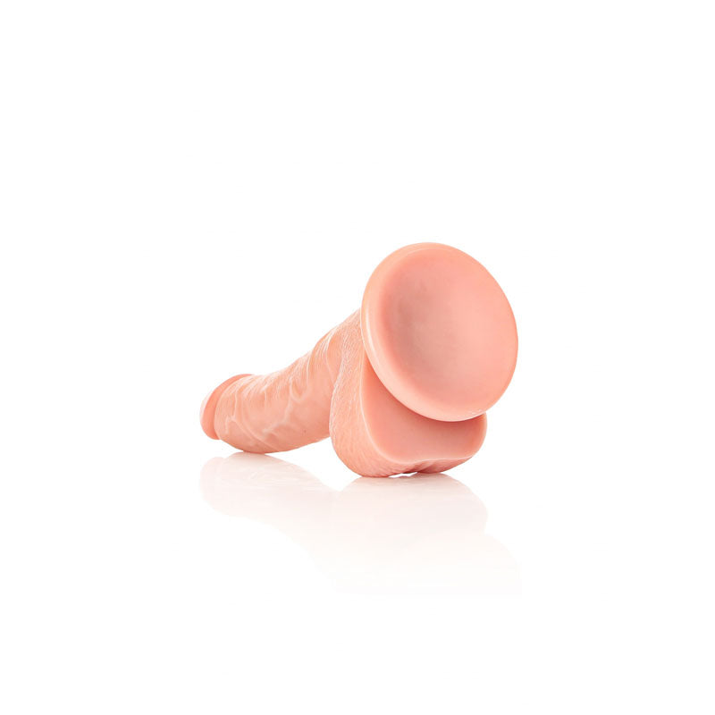 REALROCK Realistic Regular Curved Dong with Balls - 18 cm - 18 cm (7'') Dong, realistic design for intimate essentials.