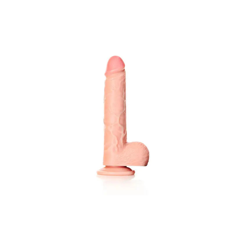 REALROCK Straight Realistic Dildo with Balls - 18 cm -  18 cm (7'') Dong Shots Toys Discreet Intimate Essentials.