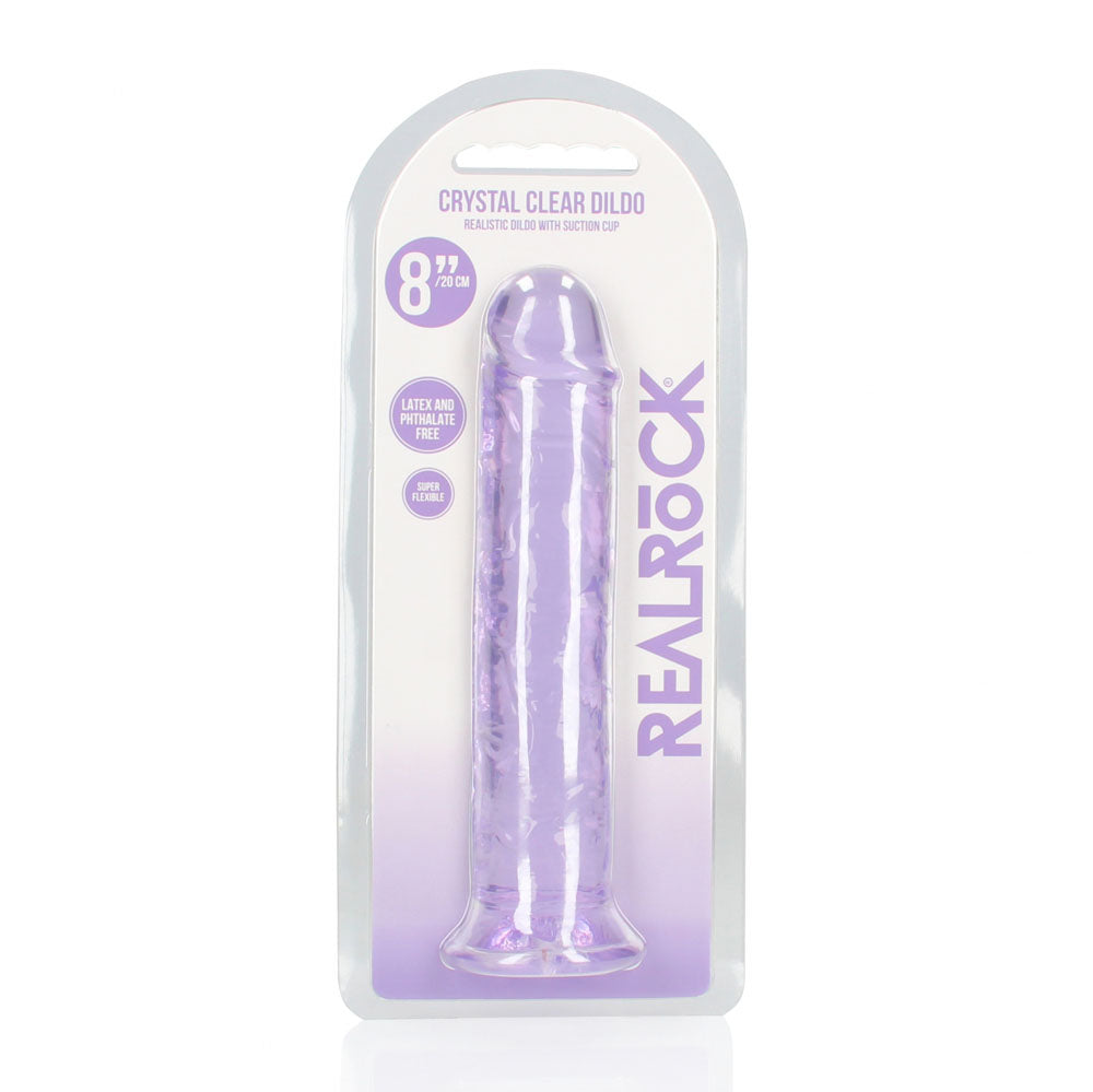 REALROCK 20 cm Straight Dildo -  -  20 cm (8'') Dong