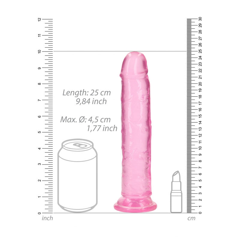 REALROCK 25 cm Straight Dildo -  -  25 cm (10'') Dong