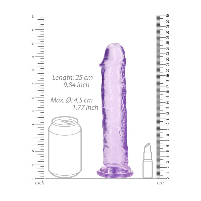 REALROCK 25 cm Straight Dildo -  -  25 cm (10'') Dong