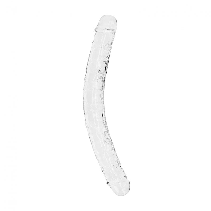REALROCK 34 cm Double Dong -  -  34 cm (14'') Double Dong with a sleek, transparent design for intimate essentials.