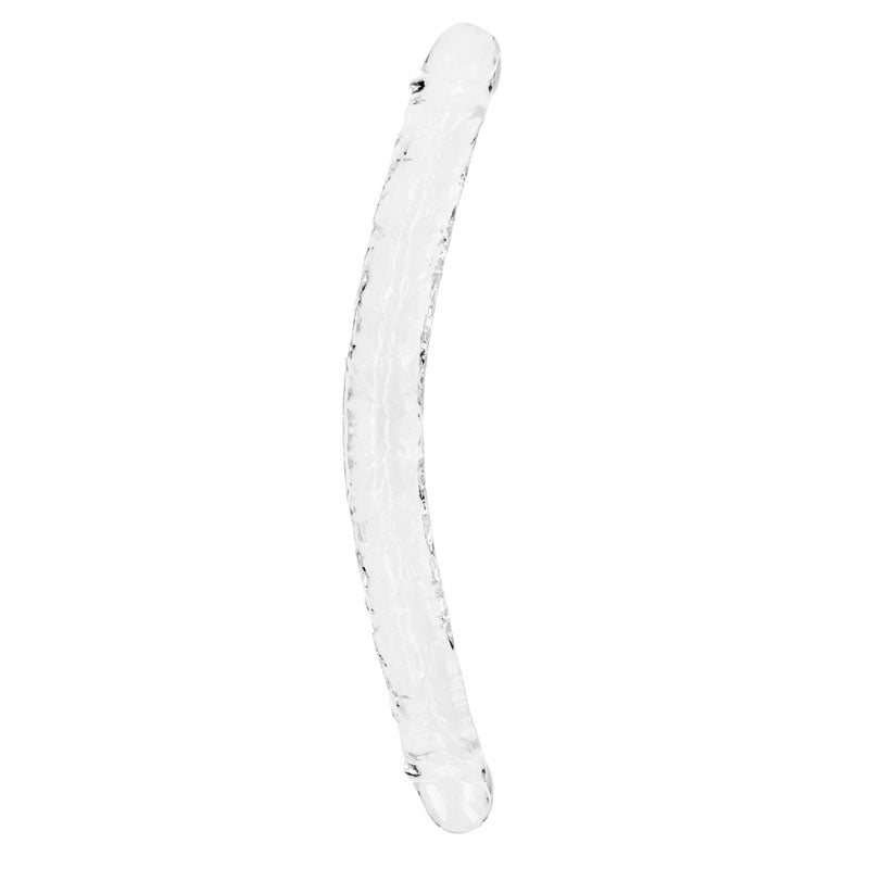 REALROCK 45 cm Double Dong -  -  45 cm (18'') Double Dong, transparent double dildo for intimate use.
