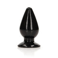 REALROCK 9 cm Anal Plug, a body-safe clear anal plug with a suction base for hands-free use.