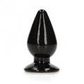 REALROCK 11.5 cm Anal Plug -  -  11.5 cm (4.5'') Butt Plug in sleek black design for intimate essentials.