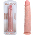 REALROCK 33cm Extra Long Dildo -  -  33 cm (13'') Extra Long Dong in packaging with realistic design and suction cup.