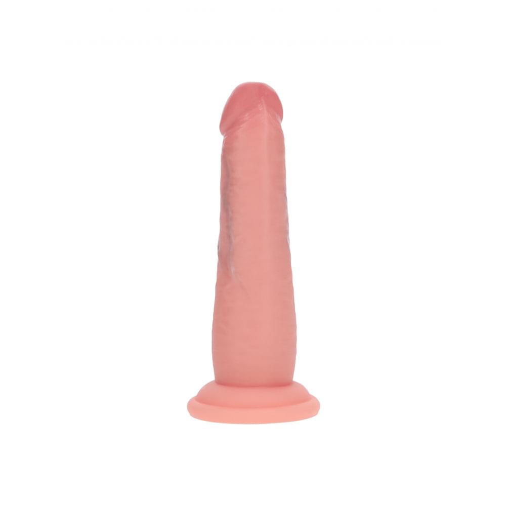REALROCK Dual Density 6'' Sliding Skin Silicone Dildo -  -  15.2 cm Sliding Skin Dildo