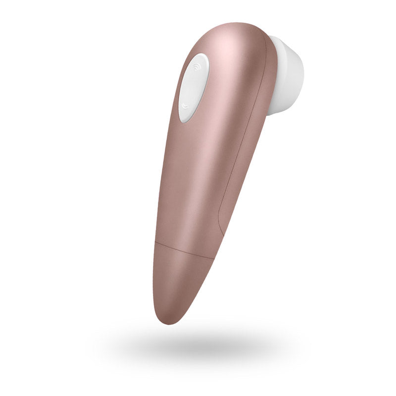 Satisfyer Number 1 - Touch-Free Clitoral Stimulator in rose gold, a must-have intimate essential for her.
