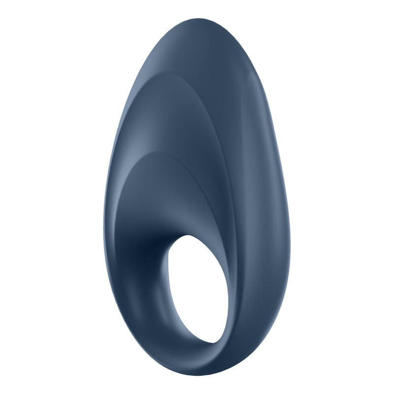 Satisfyer Mighty One - App Controlled Vibrating Cock Ring, a sleek design made from body-friendly silicone.