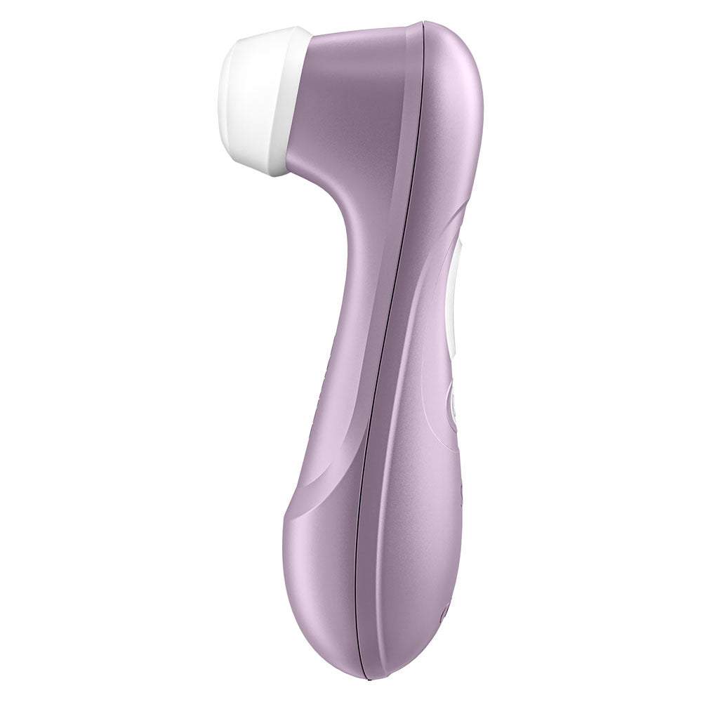 Satisfyer Pro 2 -  - Touch-Free USB-Rechargeable Clitoral Stimulator in lavender color, designed for intense pleasure.