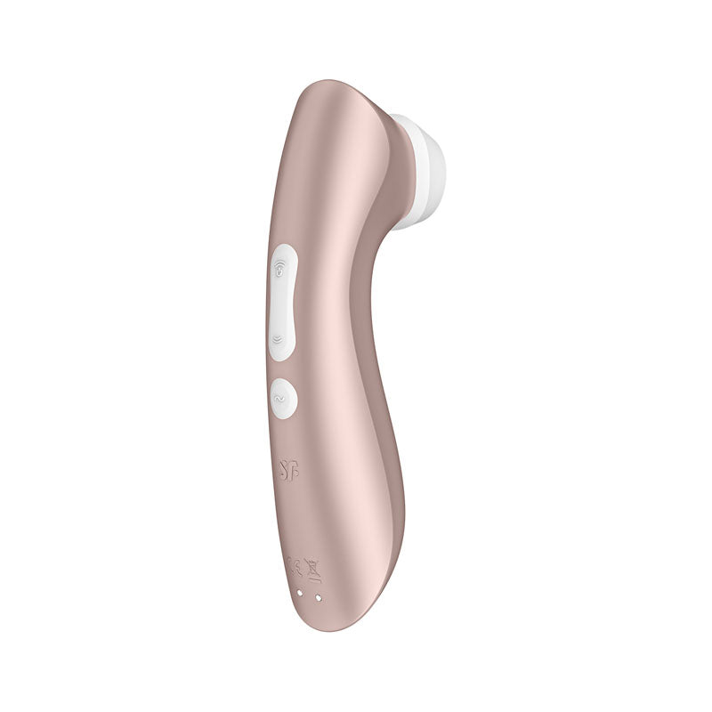 Satisfyer Pro 2+  -  Touch-Free USB-Rechargeable Clitoral Stimulator with Vibration, designed for ultimate pleasure and stimulation.