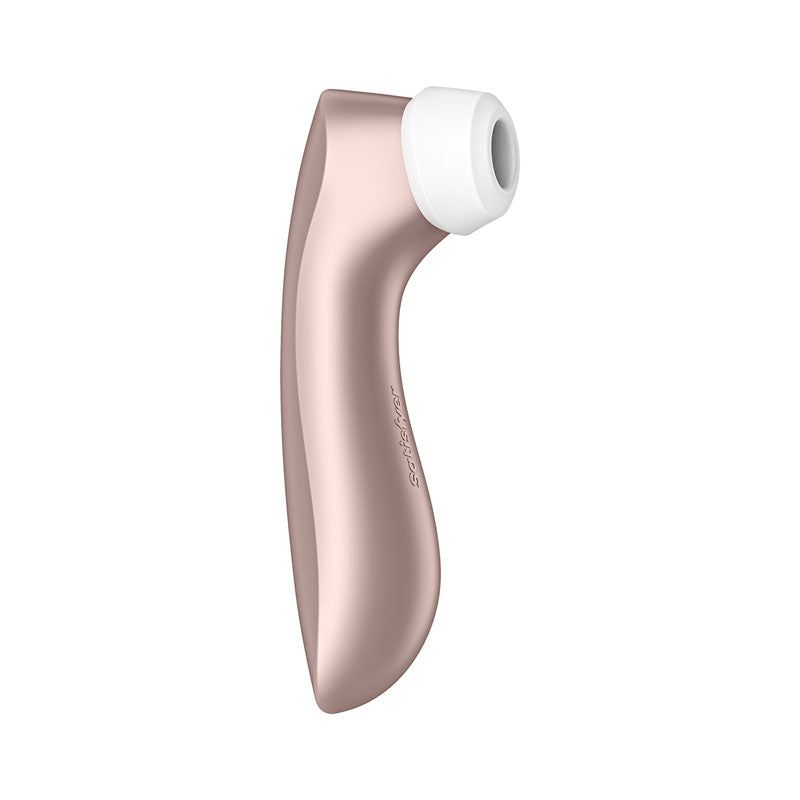 Satisfyer Pro 2+  -  Touch-Free USB-Rechargeable Clitoral Stimulator with Vibration in elegant design.
