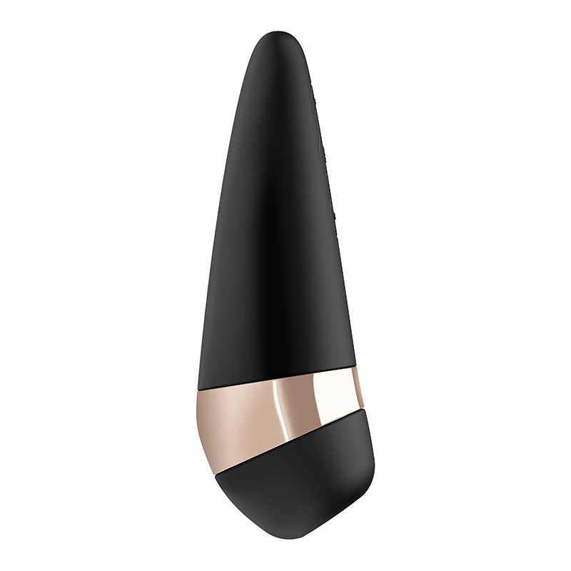 Satisfyer Pro 3+ - Touch-Free USB-Rechargeable Clitoral Stimulator with Vibration in sleek black design