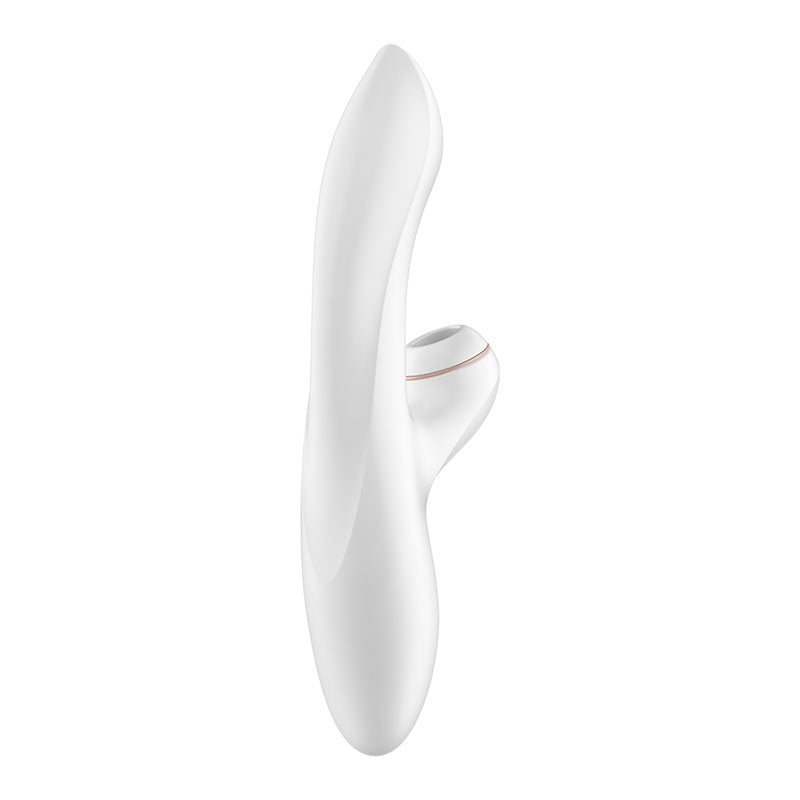 Satisfyer Pro + G-Spot - 22 cm USB Rechargeable Rabbit Vibrator with Touch-Free Clitoral Stimulator