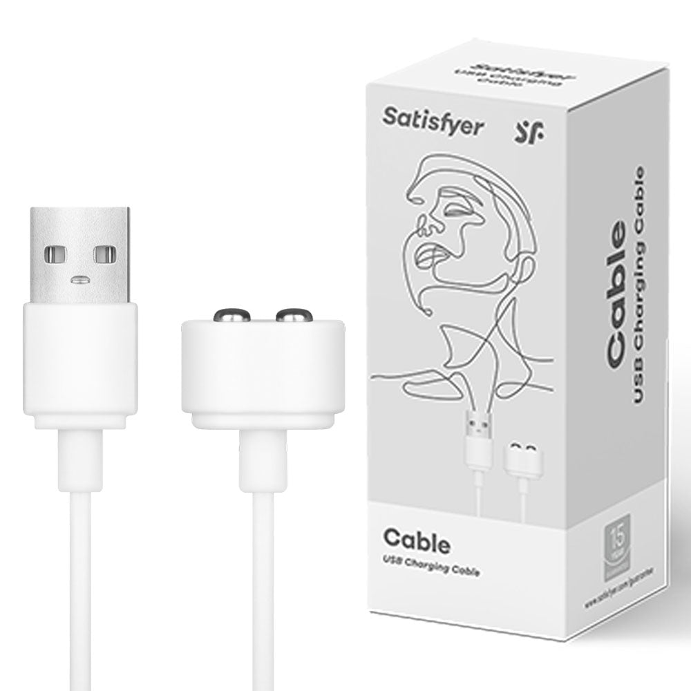 Satisfyer USB Charging Cable - Replacement USB Charging Cable for Satisfyer. Essential for all rechargeable Satisfyer products.