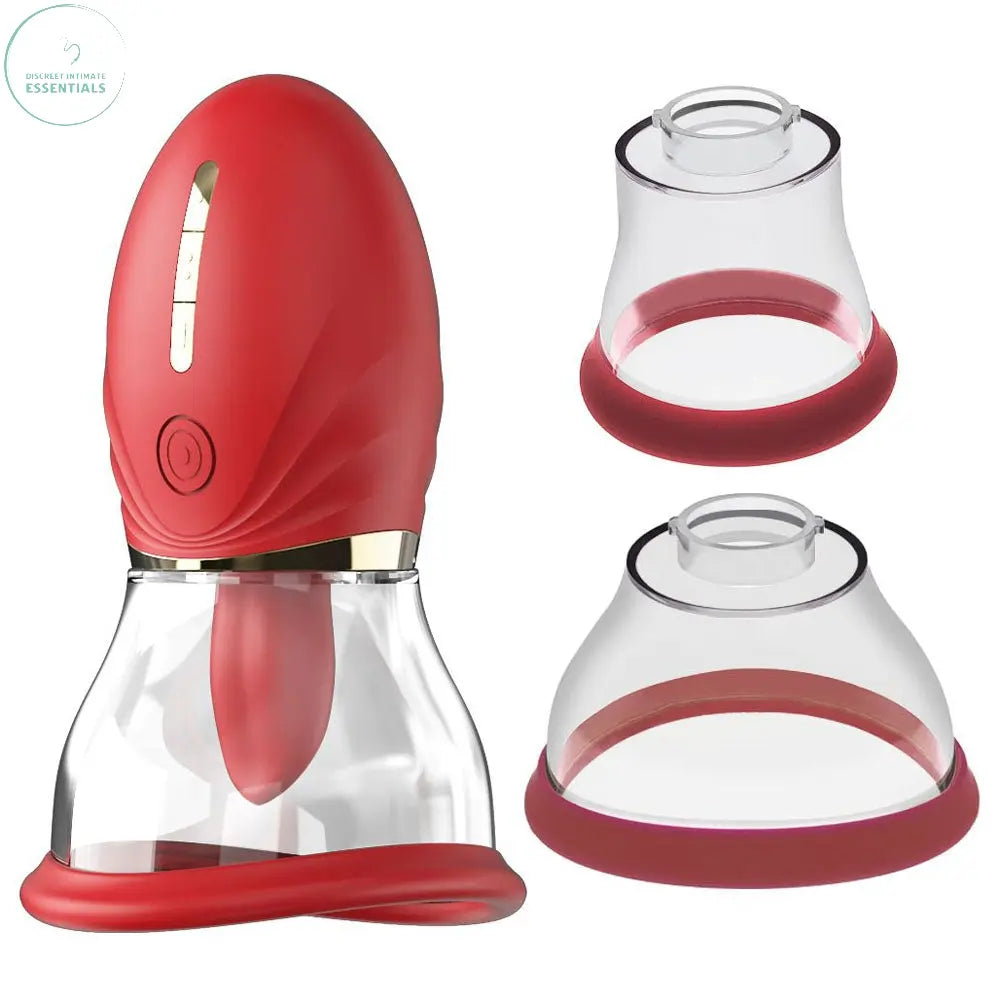 Affordable quality LuvPump Adoramor -  USB Rechargeable Licking & Sucking Ladies Pump  from LuvPump by Discreet Intimate Essentials with Discreet Delivery 