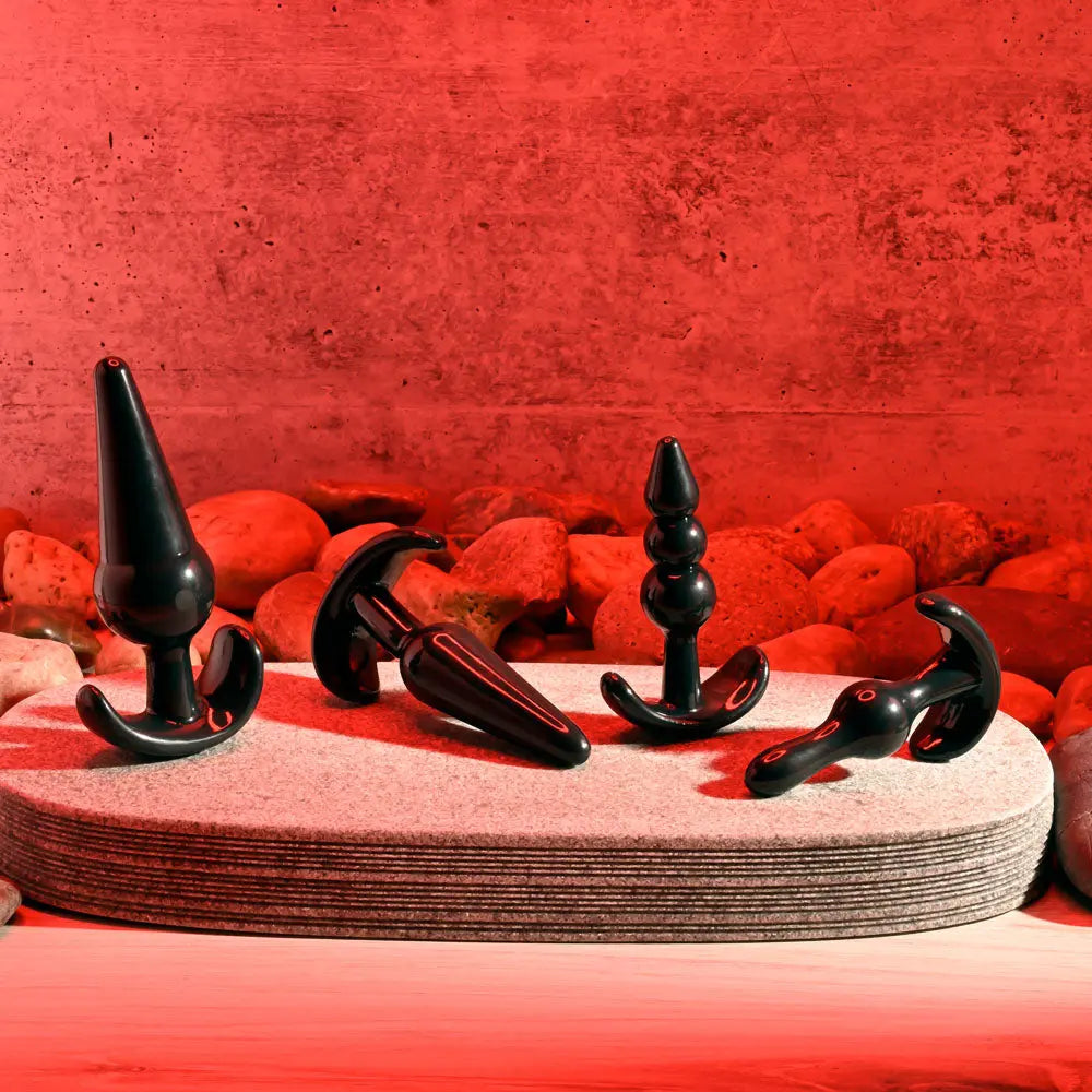 Selopa INTRO TO PLUGS -  Butt Plugs - Set of 4 Selopa Discreet Intimate Essentials.