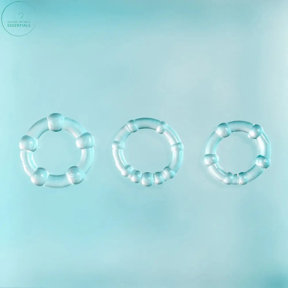 Affordable quality Selopa ERECTION RINGS -  Cock Rings - Set of 3  from Selopa by Discreet Intimate Essentials with Discreet Delivery 