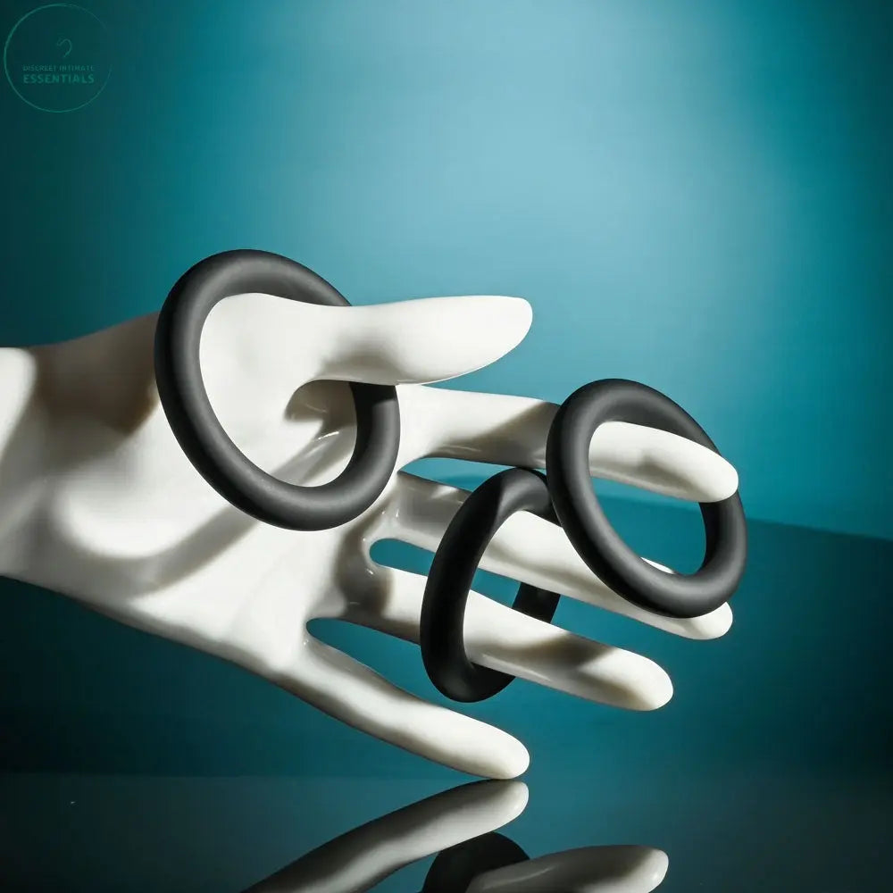 Affordable quality Selopa 3 RING CIRCUS -  Cock Rings - Set of 3 Sizes  from Selopa by Discreet Intimate Essentials with Discreet Delivery 