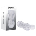 Selopa STROKE OF LUCK - Stroker with ergonomic design and vibrating C-ring, ideal for intimate essentials.