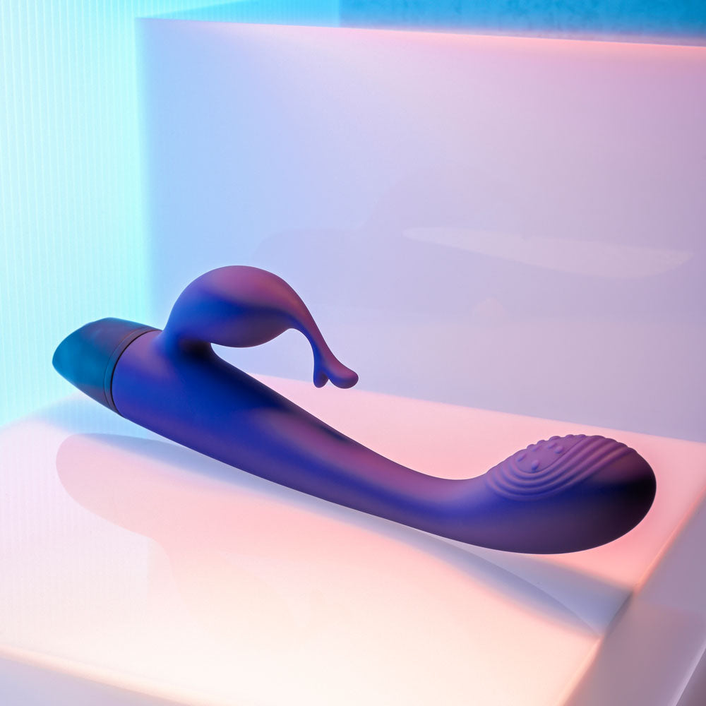 Selopa PLUM PASSION -  18.3 cm USB Rechargeable Rabbit Vibrator elegantly designed for intimate essentials.