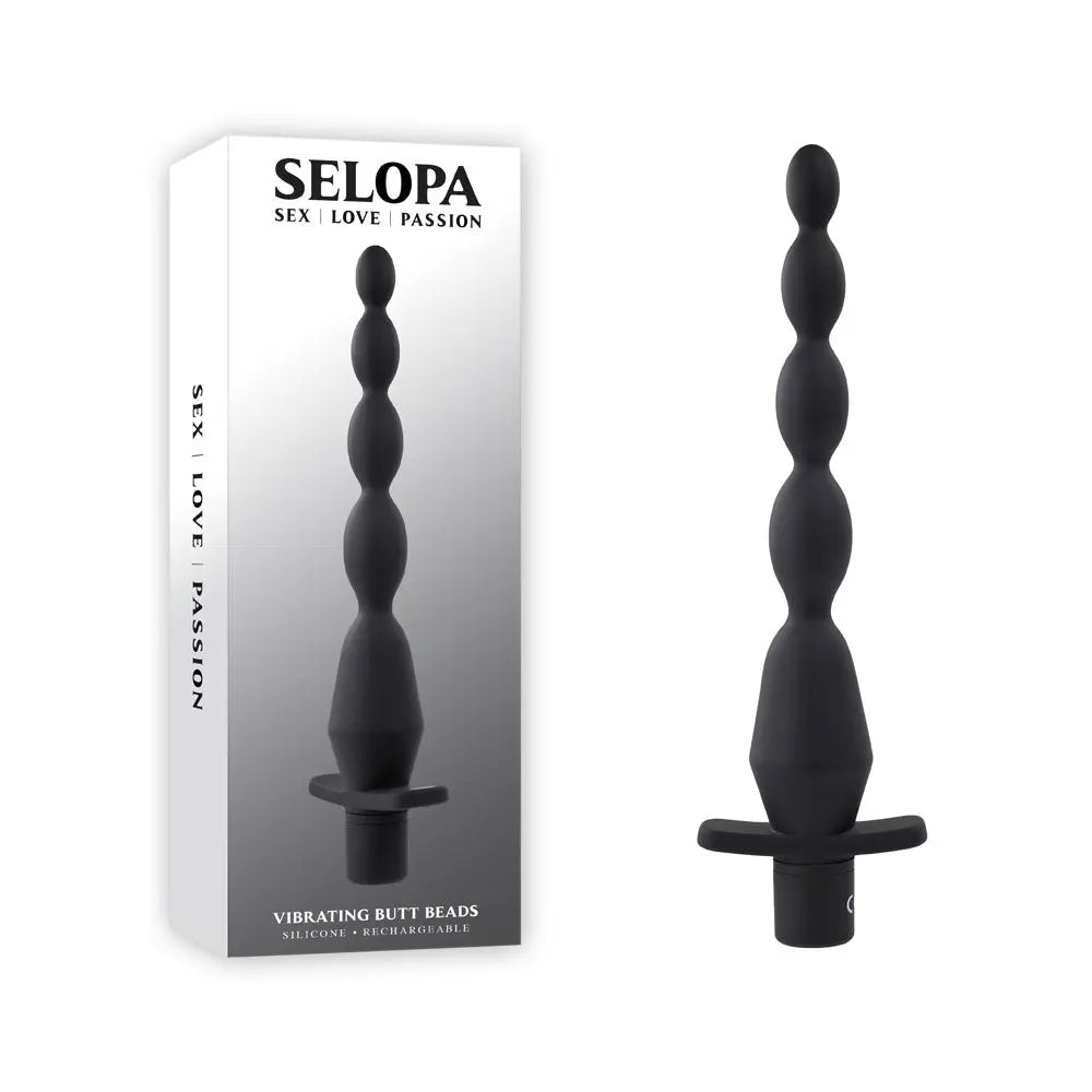 Selopa VIBRATING BUTT BEADS -  22 cm USB Rechargeable Vibrating Anal Beads Selopa Discreet Intimate Essentials.