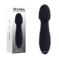 Selopa POWER TRIP - 18.8 cm USB Rechargeable Massage Wand with sleek silicone design and textured grip.
