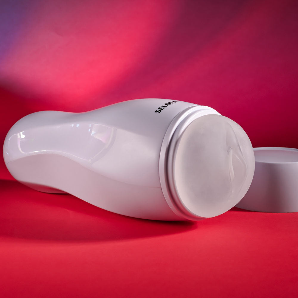 Alt Tag: Selopa PLEASURE CAN - intimate essentials for her and pleasurable fun, perfect addition to your sensual collection.